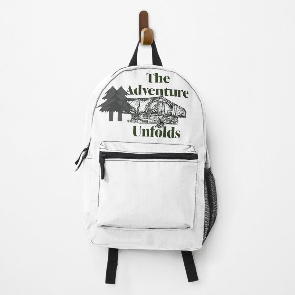 Item preview, The Adventure Unfolds Folding Caravan - Black and White designed and sold by BeccaAelishe.