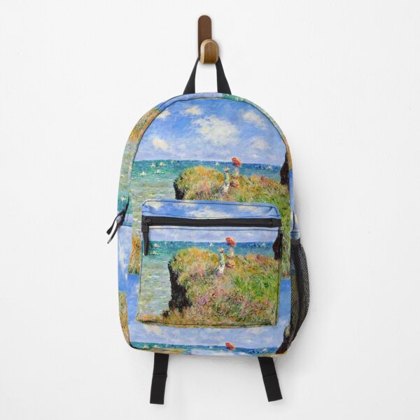 Item preview, Clifftop Walk at Pourville Claude Monet Painting designed and sold by ArtUnova.