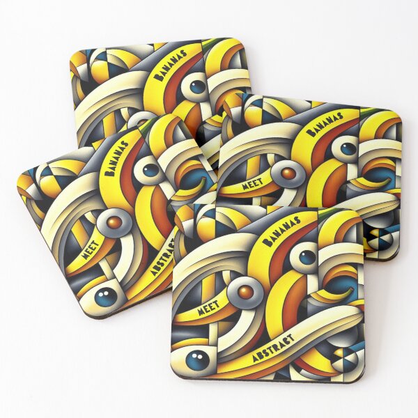 Item preview, Los plátanos se encuentran con lo abstracto: el estilo cubista del plátano designed and sold by Funny-Banana.