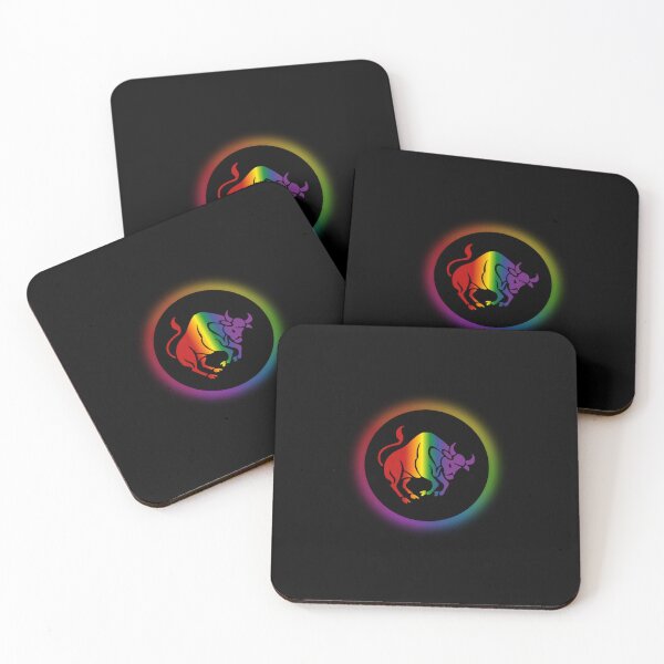 Item preview, Taurus Star Sign Graphic LGBTQ, Taurus Symbol graphic with rainbow background, Horoscope Unisex T-shirt, LGBTQ Astrology tees gift ideas, Astrology tees,  designed and sold by PrideBeProud.
