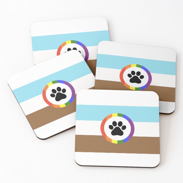 Item preview, Furry Pride Tee, Furry Sticker, Furry Pride Flag Design designed and sold by CloverAnnie.
