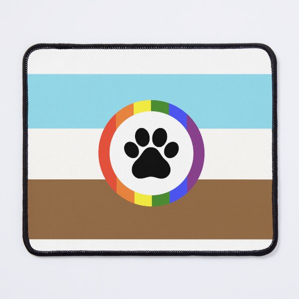 Item preview, Furry Pride Tee, Furry Sticker, Furry Pride Flag Design designed and sold by CloverAnnie.