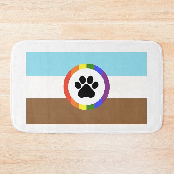 Item preview, Furry Pride Tee, Furry Sticker, Furry Pride Flag Design designed and sold by CloverAnnie.
