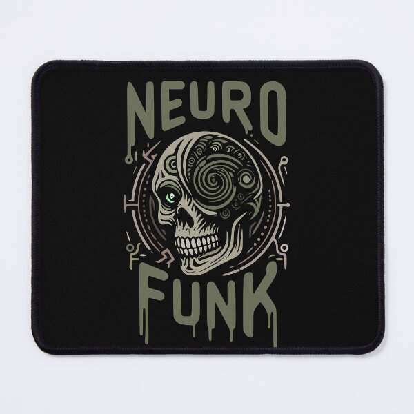 Item preview, Neurofunk cyborg head Drum and bass jungle, dnb  designed and sold by CutOriginalArt.