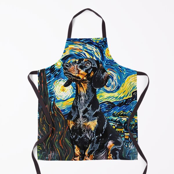 Item preview, Starry Night Dachshund Van Gogh Dog designed and sold by Vangoholic.