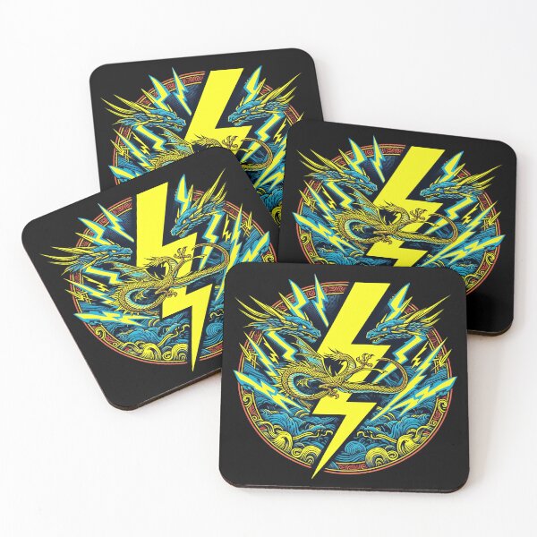 Item preview, Lightning Bolt & Dragons designed and sold by Pet-Z.
