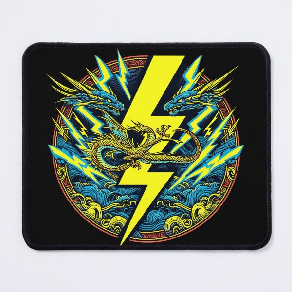 Item preview, Lightning Bolt & Dragons designed and sold by Pet-Z.