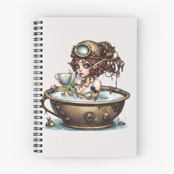 Item preview, Gears and Green Tea - Steampunk Fairy designed and sold by FitEnvy.