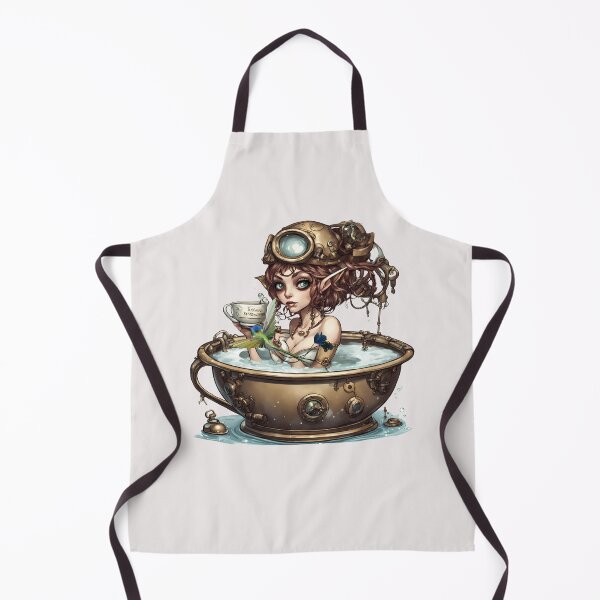 Item preview, Gears and Green Tea - Steampunk Fairy designed and sold by FitEnvy.