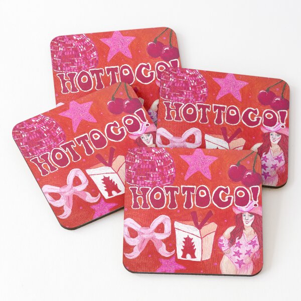 Item preview, Hot To Go Painting style  designed and sold by catscreations22.