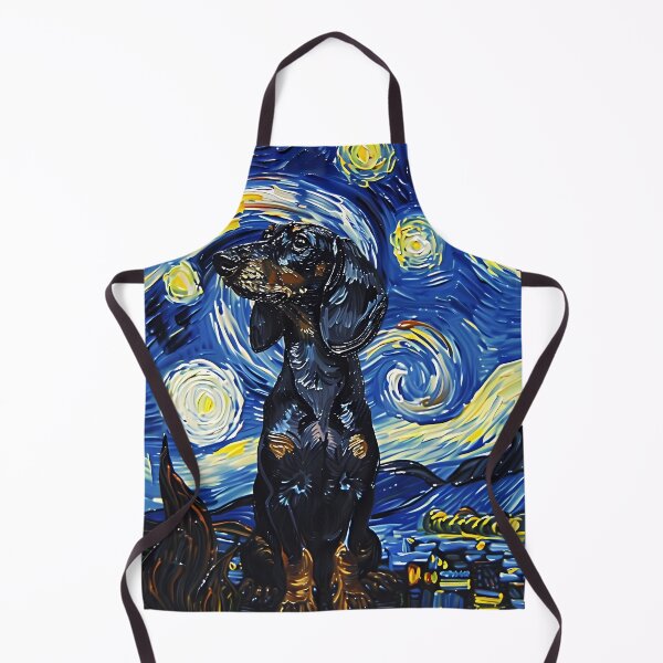 Item preview, Starry Night Dachshund Van Gogh Dog designed and sold by Vangoholic.