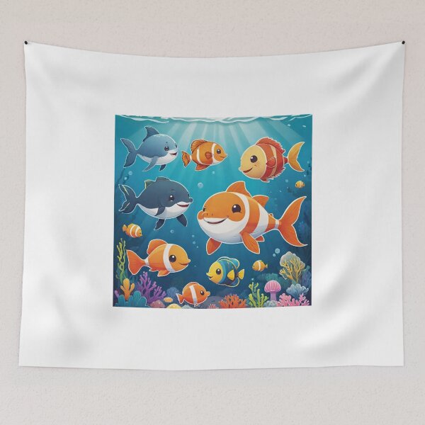Item preview, Happy Fish designed and sold by DreamistStore.