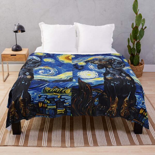 Item preview, Starry Night Dachshund Van Gogh Dog designed and sold by Vangoholic.