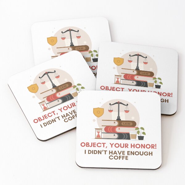 Item preview, Object your honor: I didn't have enough coffee, law school coffee designed and sold by NoetherSym.
