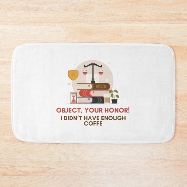 Item preview, Object your honor: I didn't have enough coffee, law school coffee designed and sold by NoetherSym.