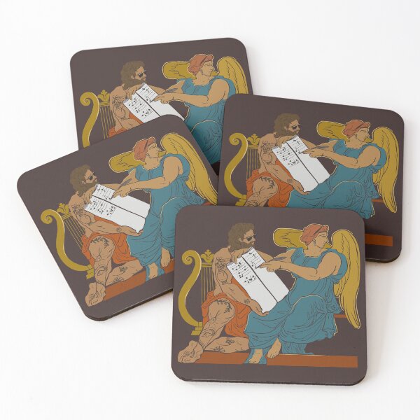 Item preview, The Rockstar and the Angel of Music designed and sold by nellaquarelle.