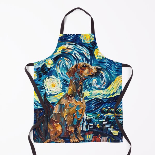 Item preview, Starry Night Dachshund Van Gogh Dog designed and sold by Vangoholic.