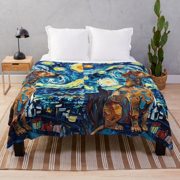 Item preview, Starry Night Dachshund Van Gogh Dog designed and sold by Vangoholic.