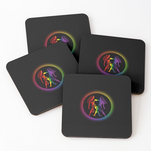 Item preview, Gemini Star Sign Graphic LGBTQ, Gemini Symbol graphic with rainbow background, Horoscope Unisex T-shirt, LGBTQ Astrology tees gift ideas, Astrology tees,  designed and sold by PrideBeProud.