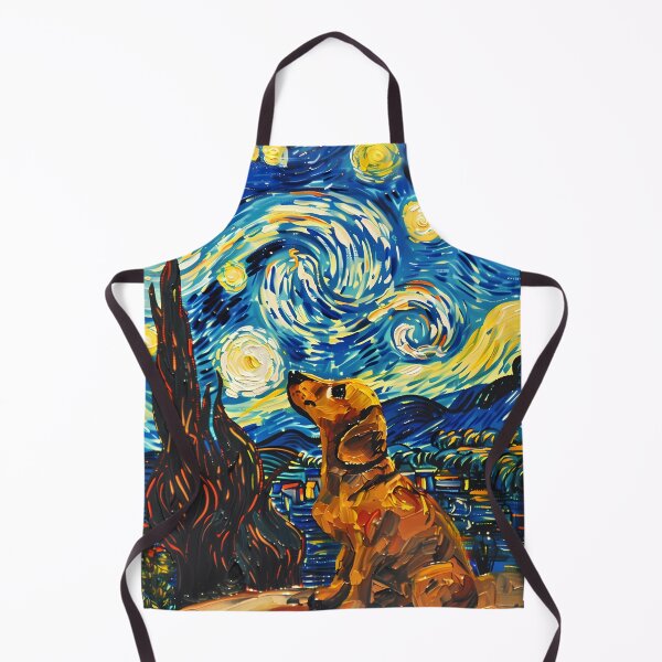 Item preview, Starry Night Dachshund Van Gogh Dog designed and sold by Vangoholic.