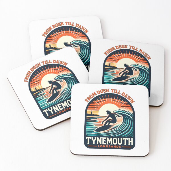 Item preview, From Dusk Till Dawn Tynemouth Longsands Surfing  designed and sold by MerchByCraig.