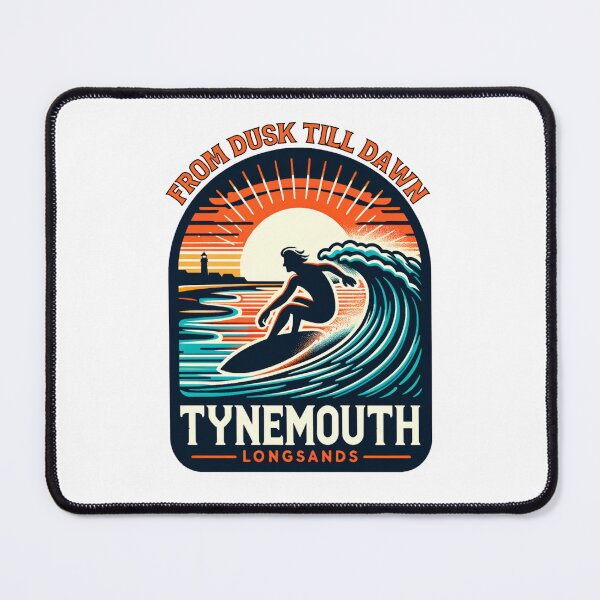 Item preview, From Dusk Till Dawn Tynemouth Longsands Surfing  designed and sold by MerchByCraig.