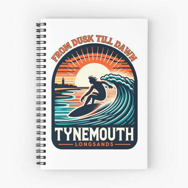Item preview, From Dusk Till Dawn Tynemouth Longsands Surfing  designed and sold by MerchByCraig.