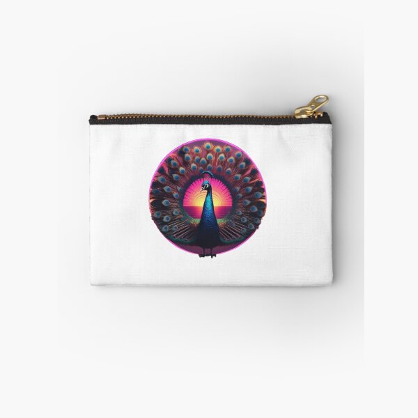Item preview, Synthwave Majestic Peacock Design  designed and sold by EmeraldCauldren.