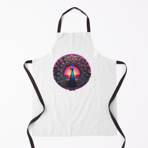 Item preview, Synthwave Majestic Peacock Design designed and sold by EmeraldCauldren.