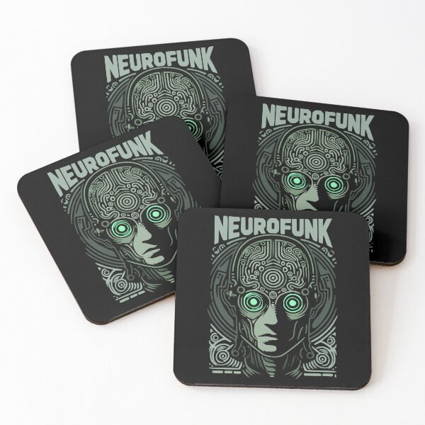 Item preview, Neurofunk cyborg head Drum and bass jungle, dnb  designed and sold by CutOriginalArt.