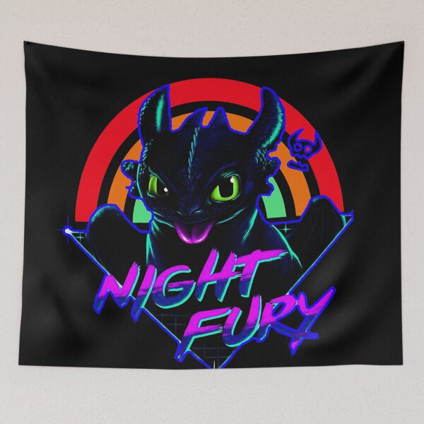 Item preview, Toothless Night Fury Retro designed and sold by Tessa Art.