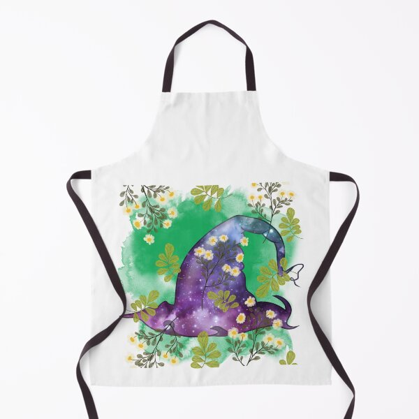 Item preview, Galactic Witch Hat with Flowers designed and sold by WildWoodlandWitch.