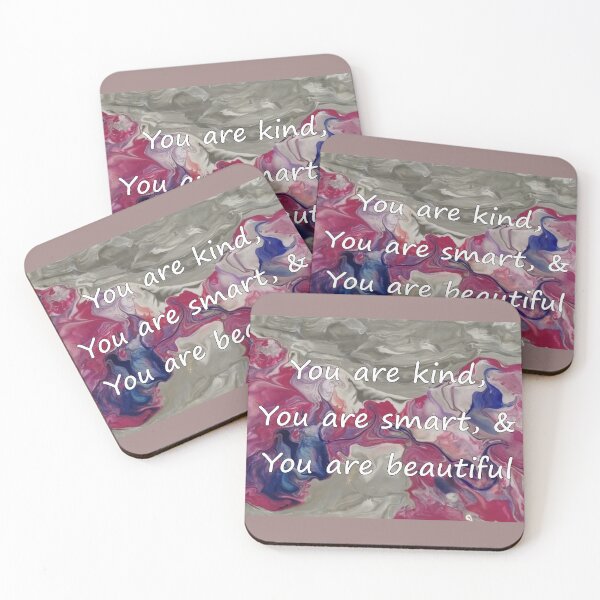 Item preview, 'You are kind, you are smart, & you are beautiful', original, ArtByTristine designed and sold by ArtByTristine.