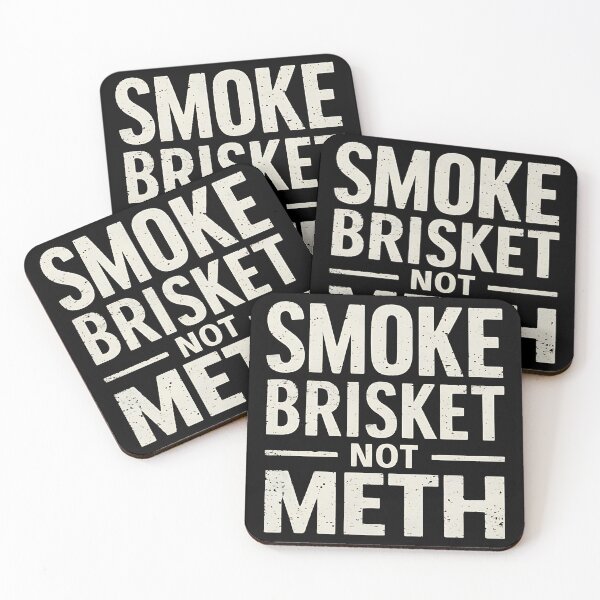 Item preview, SMOKE BRISKET NOT METH designed and sold by Haji  Kamora.