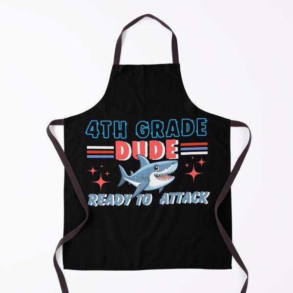 Item preview, 4th Grade Dude Ready To Attack Back to School Retro Typographic Design designed and sold by Raise2Shine.