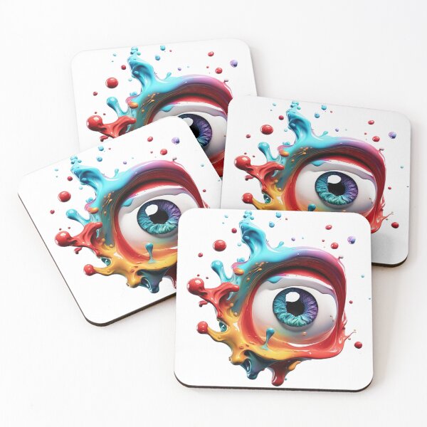 Item preview, Blue Eye - fluidwatercolor blue purple  designed and sold by fluidwatercolor.