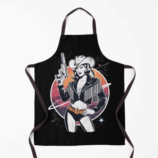 Item preview, Retro Space Cowgirl: Vintage Galactic Western Adventure designed and sold by SpookshowDesign.