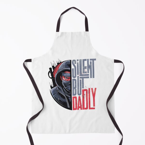 Item preview, Silent But Dadly | Funny Father's Day Ninja Shirt for Grandpa, Daddy, Husband, Daughter designed and sold by PixelGrafiks.
