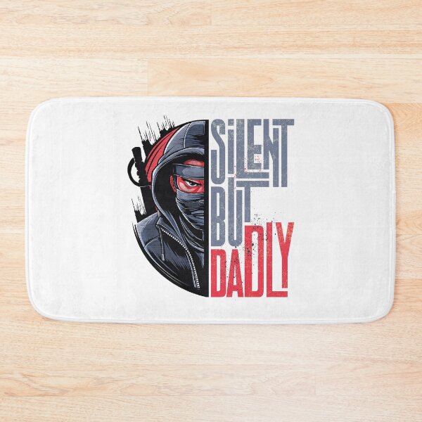 Item preview, Silent But Dadly | Funny Father's Day Ninja Shirt for Grandpa, Daddy, Husband, Daughter designed and sold by PixelGrafiks.