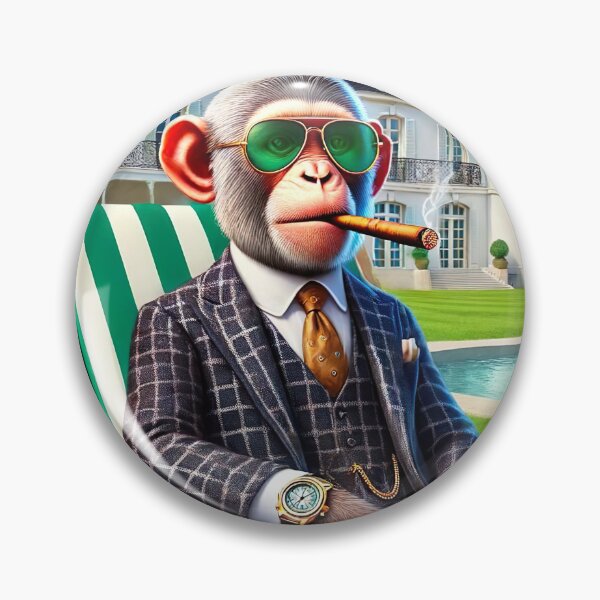 Item preview, Luxury lifestyle monkey designed and sold by NoCompetition.