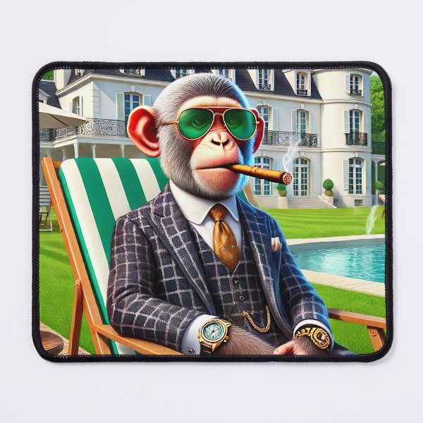 Item preview, Luxury lifestyle monkey designed and sold by NoCompetition.