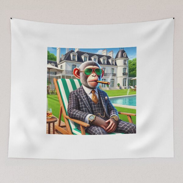 Item preview, Luxury lifestyle monkey designed and sold by NoCompetition.