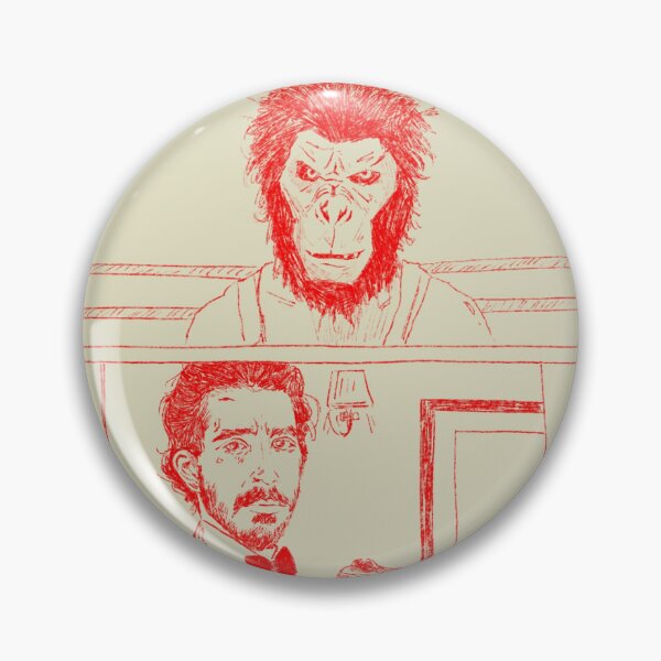 Item preview, 'Monkey Man' Illustrated Movie Poster designed and sold by eda b.
