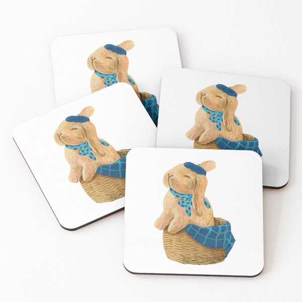 Item preview, Bunny in the basket designed and sold by Ekaterina Khozatskaya.