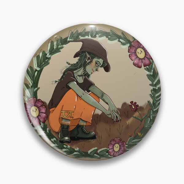 Item preview, Floral witch designed and sold by battybatart.
