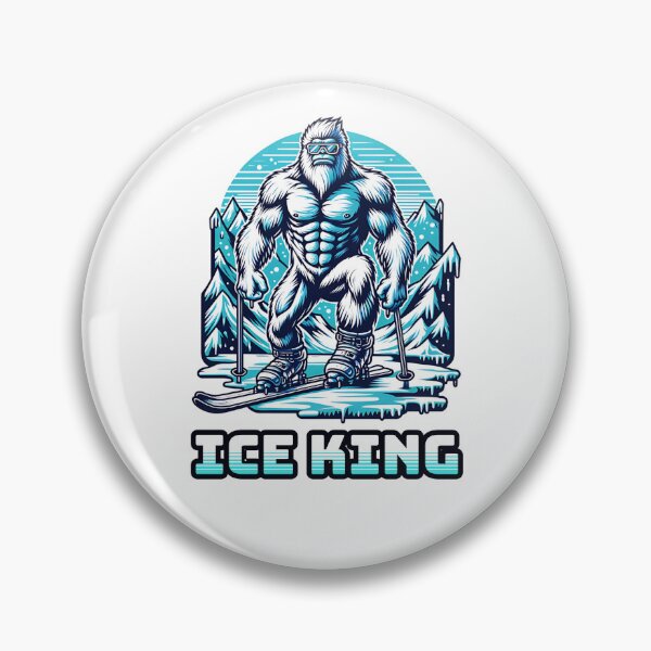 Item preview, ICE KING, SKIING DAD, DAD SKIING, YETI  designed and sold by PRINYOS.