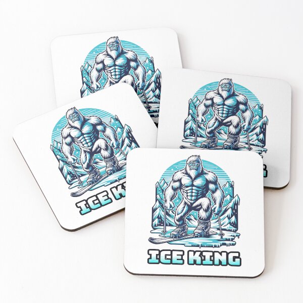 Item preview, ICE KING, SKIING DAD, DAD SKIING, YETI  designed and sold by PRINYOS.