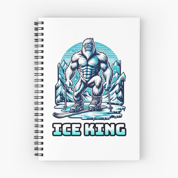 Item preview, ICE KING, SKIING DAD, DAD SKIING, YETI  designed and sold by PRINYOS.