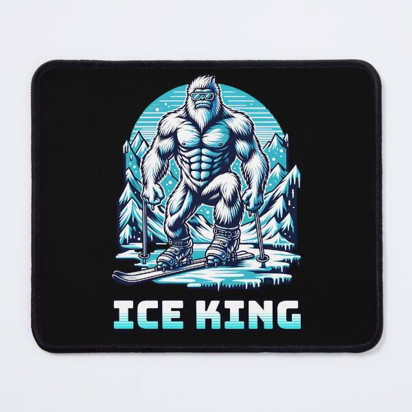 Item preview, ICE KING, SKIING DAD, DAD SKIING, YETI  designed and sold by PRINYOS.