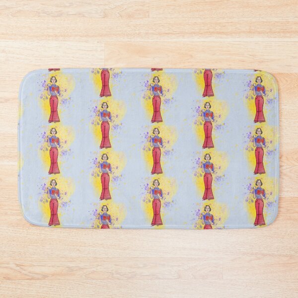 Item preview, Short hair woman reading with abstract background  designed and sold by altairaleon.